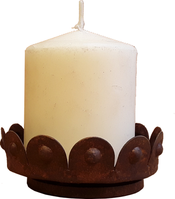 Piatto porta candela 54 301 | Candle holder plate 54 301
