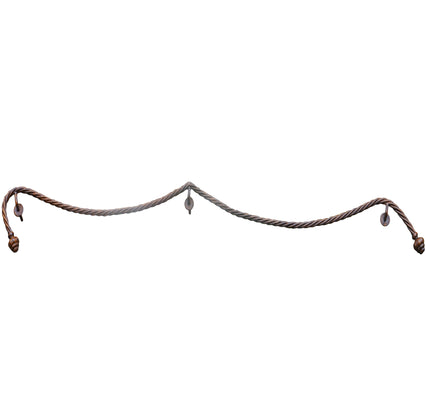 Treccia sagomata in ferro a due arcate 20 | Shaped iron braid with two arches 20