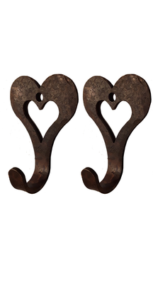 Gancio per quadri modello Cuore conf. 2 pezzi  |  Hook for pictures Cuore model Pack of 2 pieces