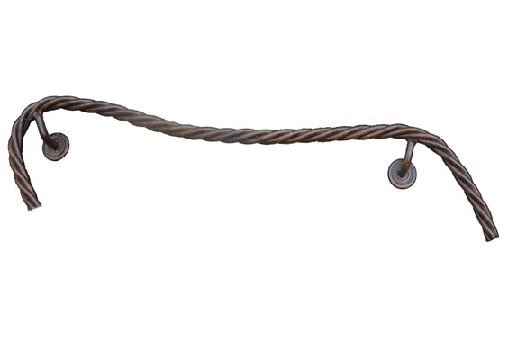 Treccia sagomata in ferro ad una arcata 20 | Shaped iron braid with one arche 20